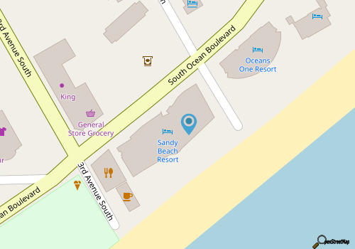 Sandy Beach Resort 1705 - Oceanfront Views map location