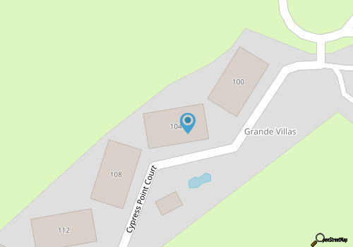 World Tour Golf Resort Unit 103 - Golf view map location