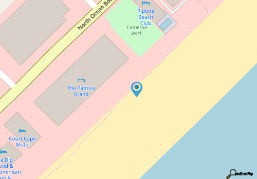 1 Bedroom Oceanfront Suite map location