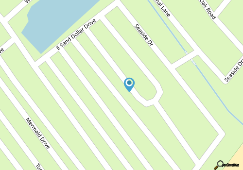 Steps to beach, Ocean Lakes Home + 2 Golf Carts map location