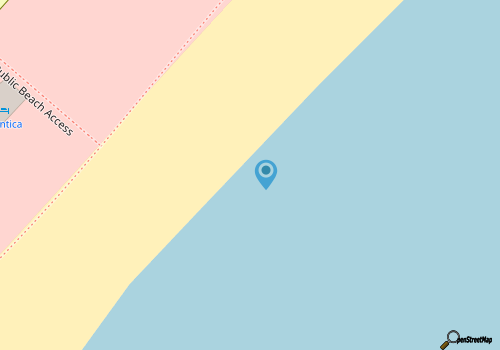 Instaworthy Oceanfront Oasis lazy river, hot tubs map location