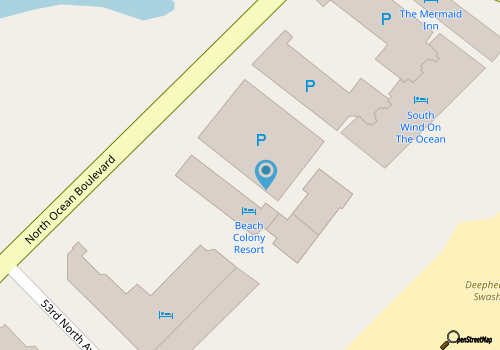 Oceanfront 4BR | Direct Views,Beach Colony | Pools map location
