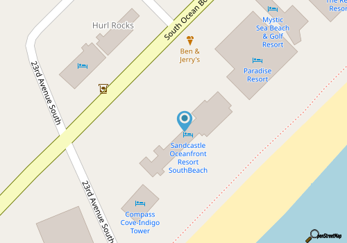 Oceanfront Myrtle Beach Condo | Renovated & Stylish map location