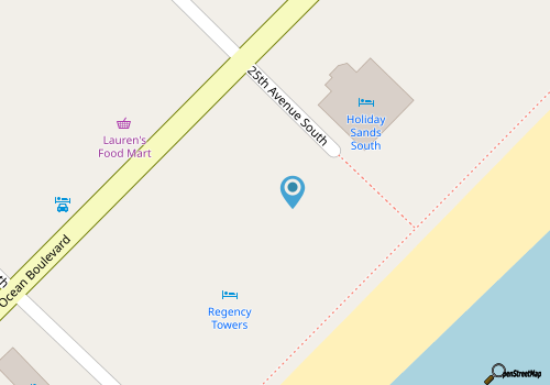 Oceanfront Escape: Spacious 10th-Floor Condo with Private Balcony map location