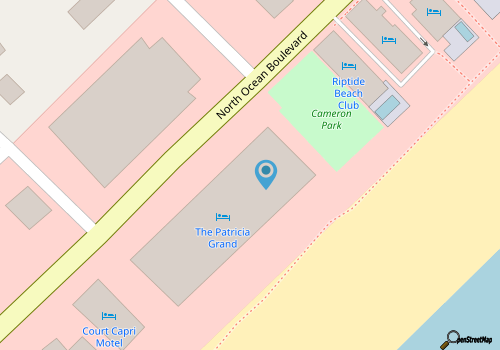 Pet Friendly, Direct Oceanfront, True One Bedroom map location