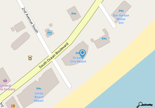 New Top Floor Direct Oceanfront with Amazing View! map location