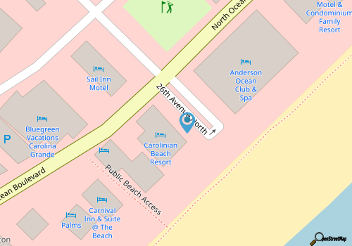 2BR Oceanfront Suite w Panoramic Views & Direct Beach Access map location