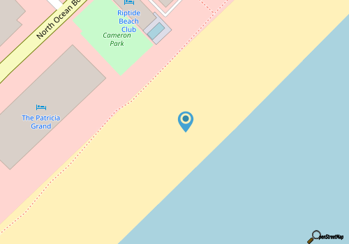 Relaxing Oceanfront Oasis 3BR 2BA Condo on Beach W2 Oceanfront Patios map location