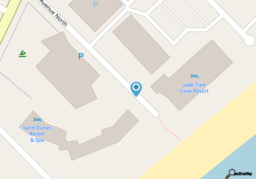 Sand Dunes North Tower 1708-3BR Condo in Myrtle Beach with Ocean View map location