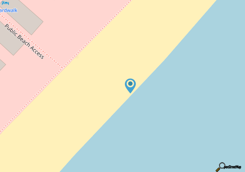 Renovated oceanfront 1 bedroom condo map location