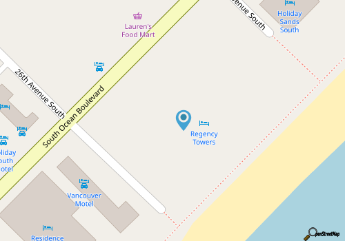 Club Regency map location