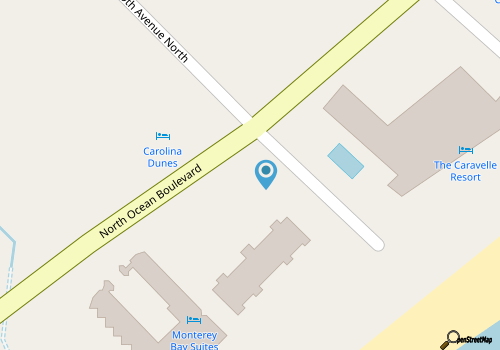 Beach View Retreat with Pools, Lazy River & Steps to the Beach & Pier | 4 Units map location