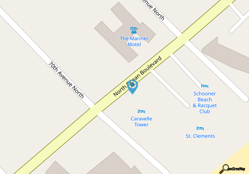 Oceanfront Efficiency w/ Great View + Official On-Site Rental Privileges map location