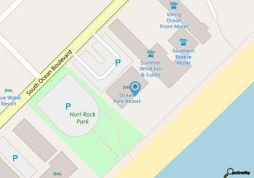 Ocean Park 1220 - Great view of beach! map location