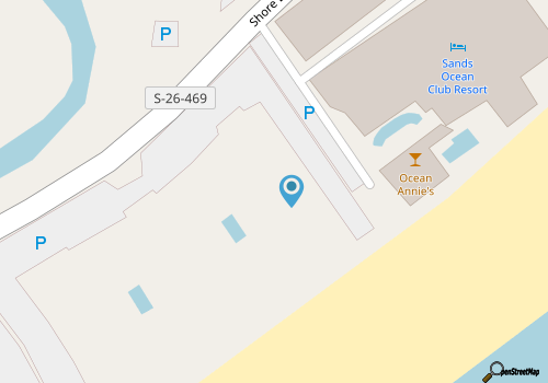 Myrtle Beach Ocean Front condo with private pool, beach access. map location