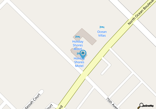 Holiday Shores Queen Suite map location