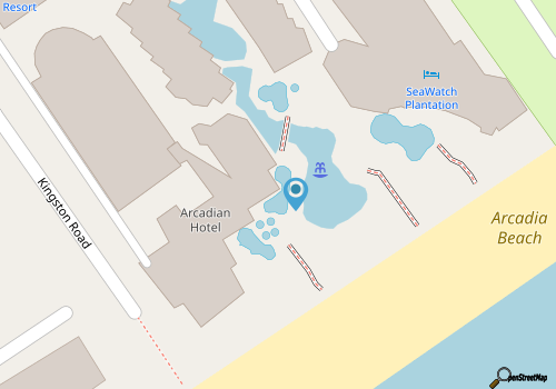 CORNER PENTHOUSE Ocean FRONT unit at Sea Watch Resort; Check SUMMER specials! map location