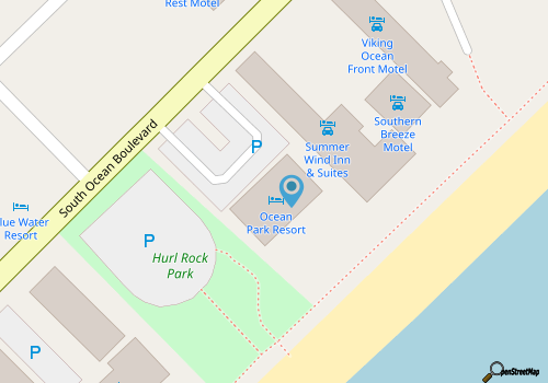 New Private Ocean Park - Oceanfront Views, Pools map location