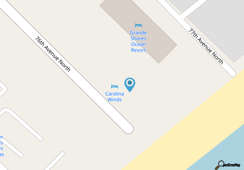 Carolina Winds Resort 1209 map location