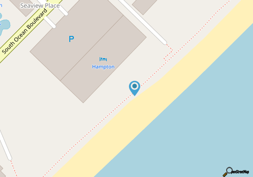 Nautical Nest - Ocean Front Condo with Amazing Views- King bed with sofa bed map location