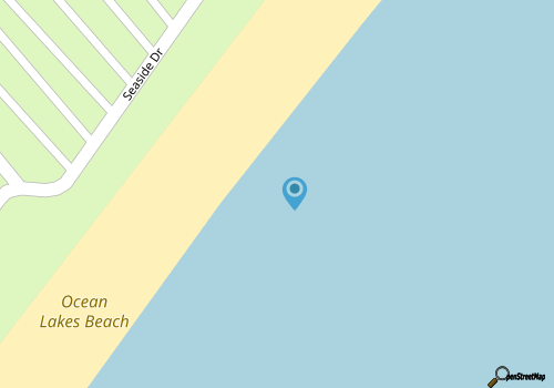 2-bedroom cottage in  Ocean Lakes close to Sandy Mart and Water Park! map location