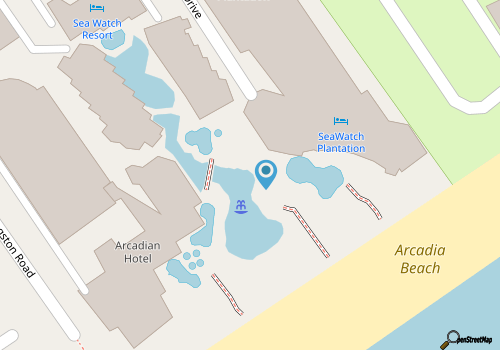 Club Wyndham SeaWatch Resort- Gorgeous Oceanfront Resort. Two bedroom! Book now! map location