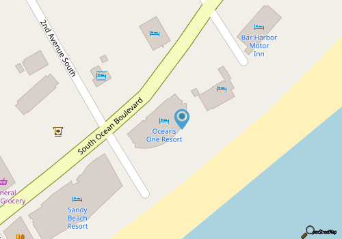 Low Floor.Modern Building, Pools Direct Oceanfront map location