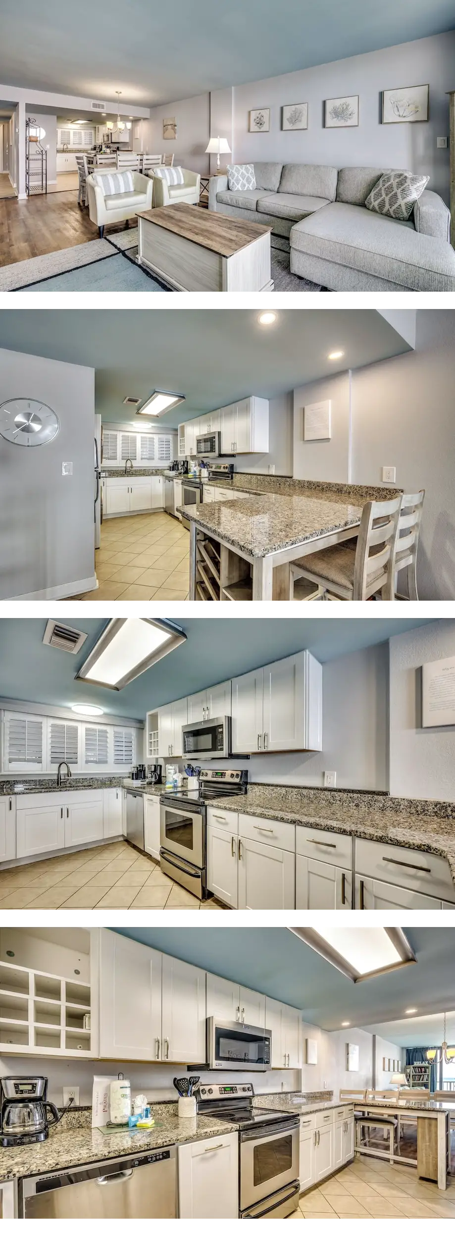 Large Oceanfront Three Bedroom Two Bath ...