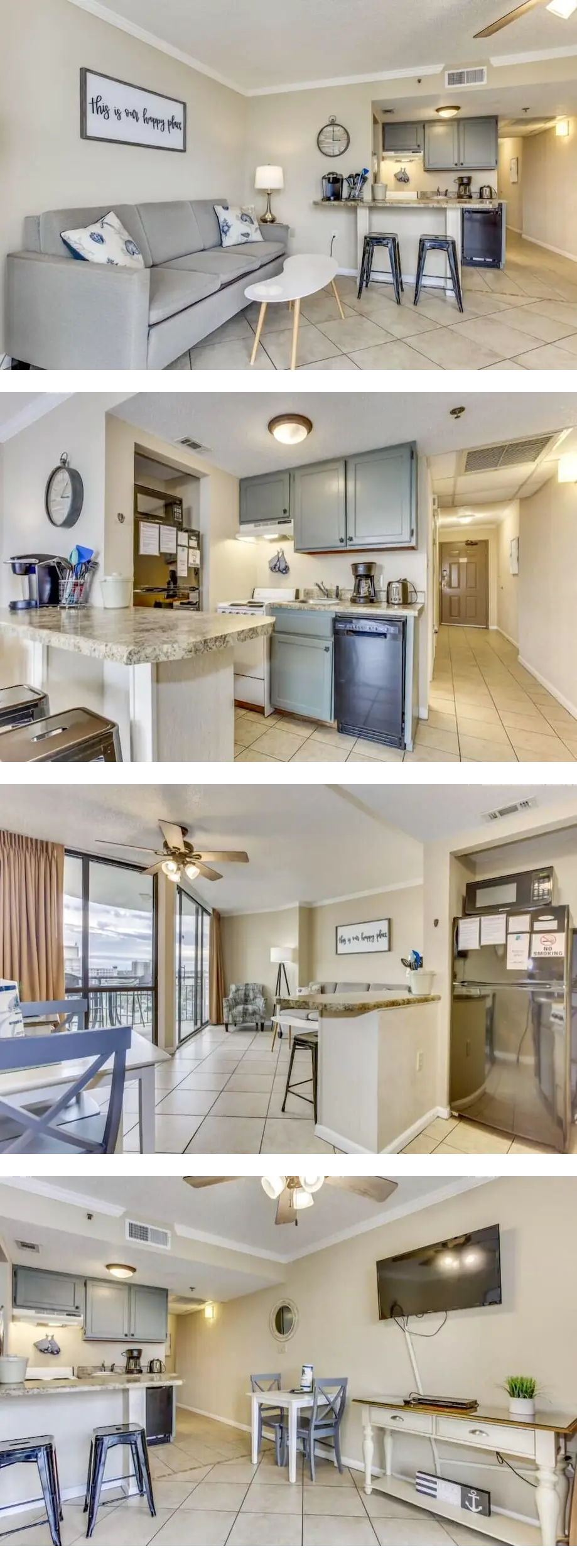 OceanView 1BR Condo w Balcony at Meridia...