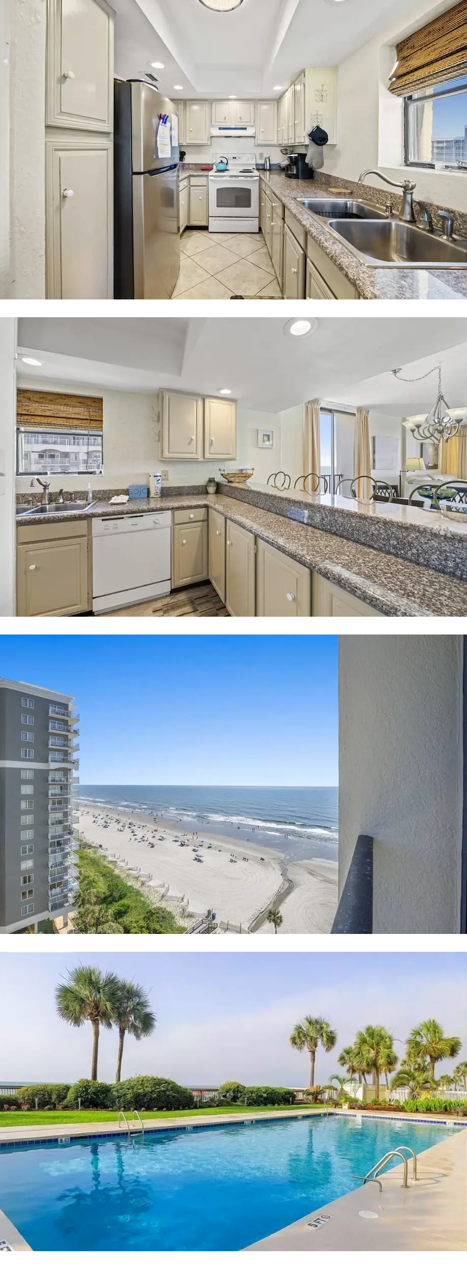 ~ Beach Dreams ~ Ocean Front condo with ...