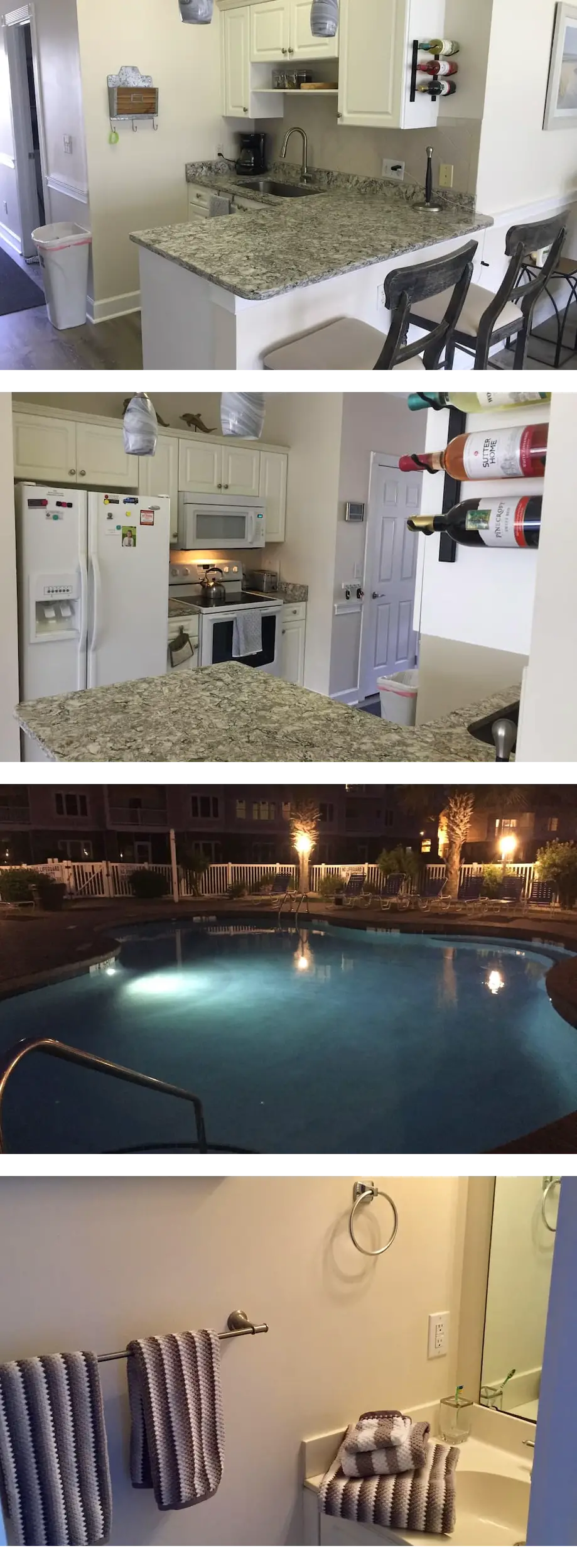 Minutes to golf course and beach 