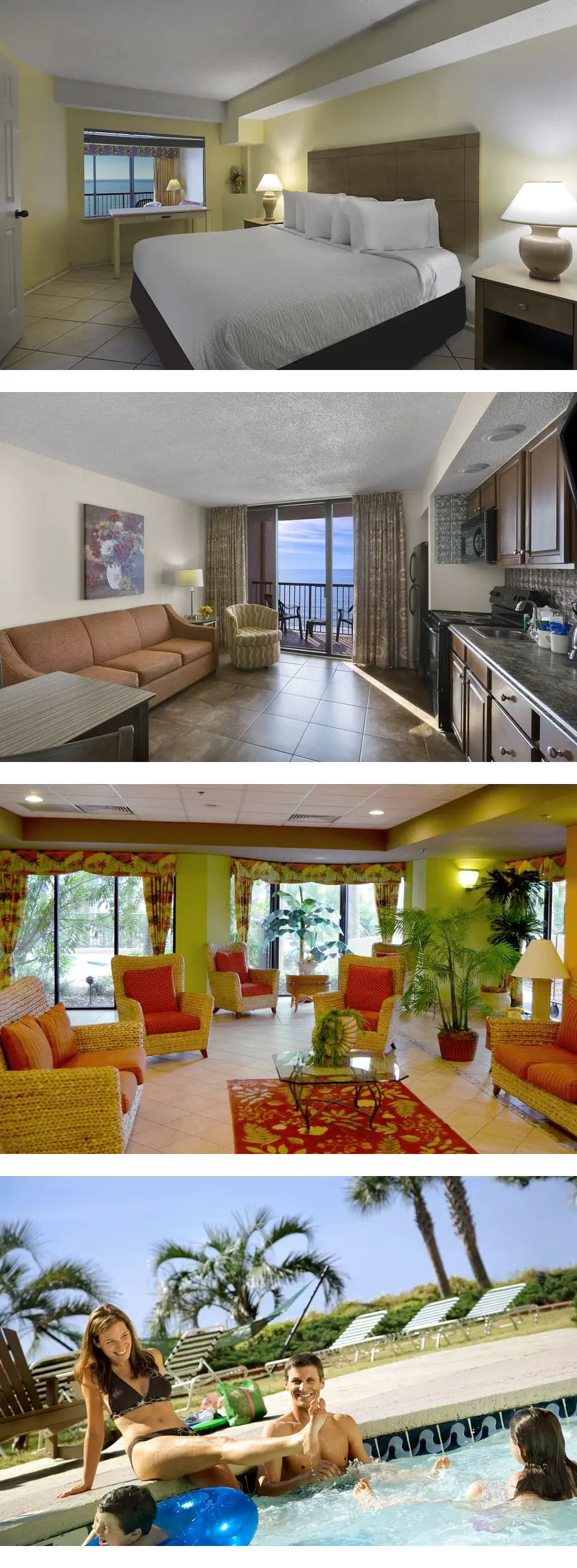 Oceanfront King Suite at Friendly Resort...