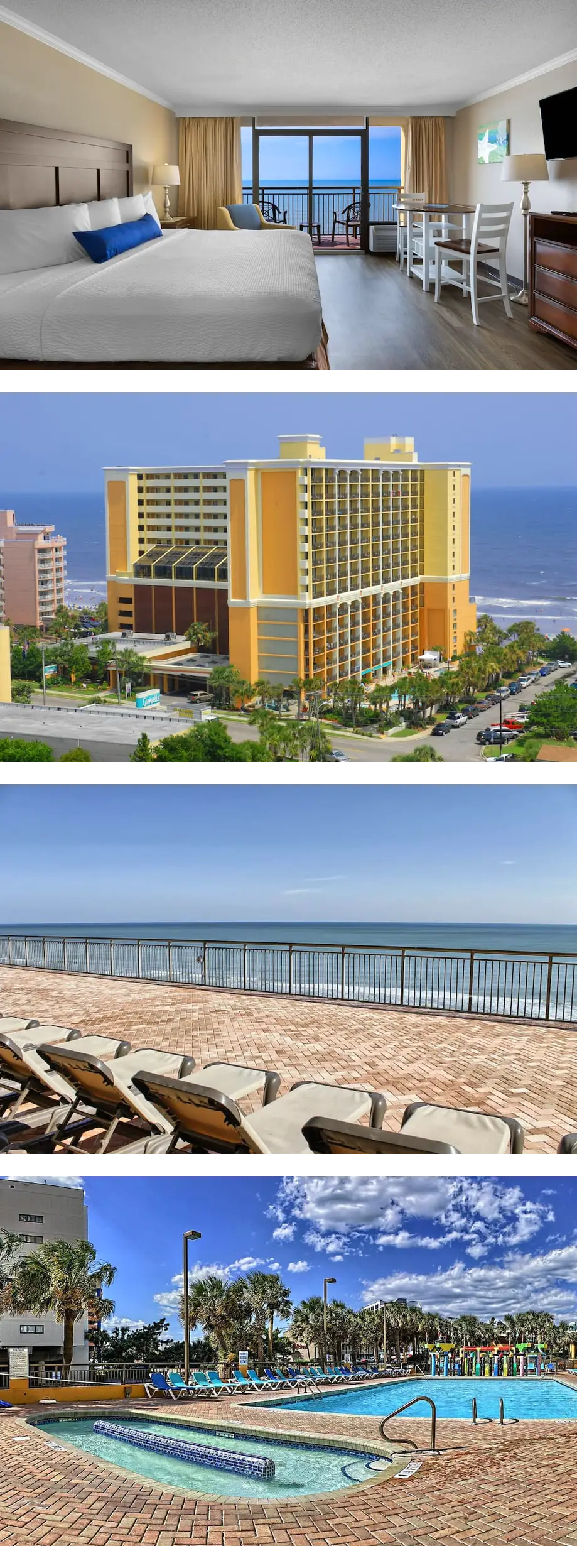 Oceanfront King Efficiency w/ Balcony + ...