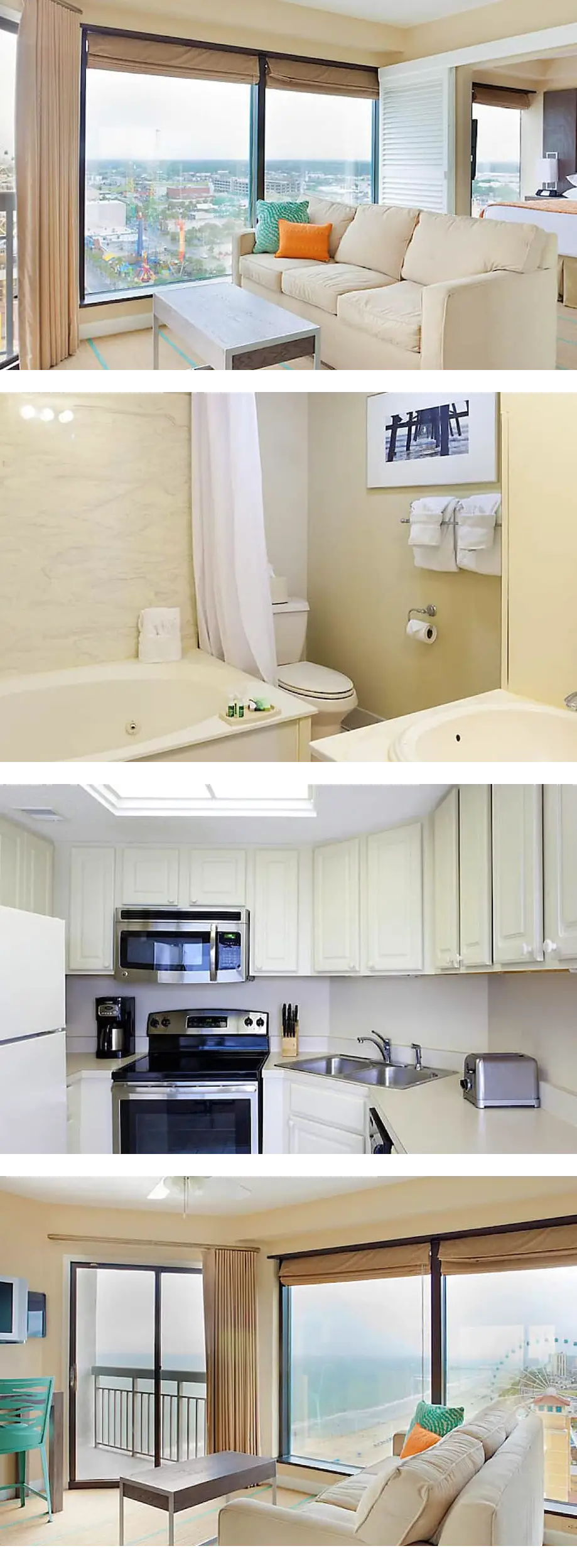 Oceanfront Resort Sea Glass Tower-1 Bdrm...