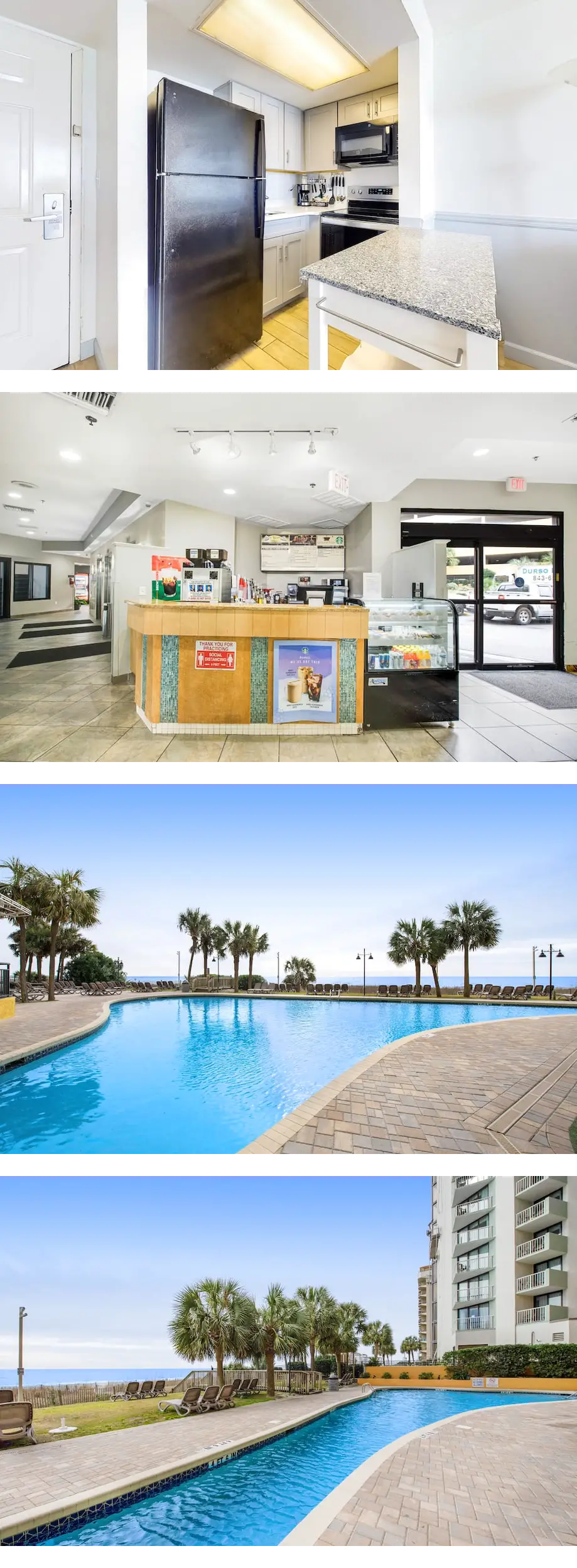 17th-floor oceanfront condo with pool, h...