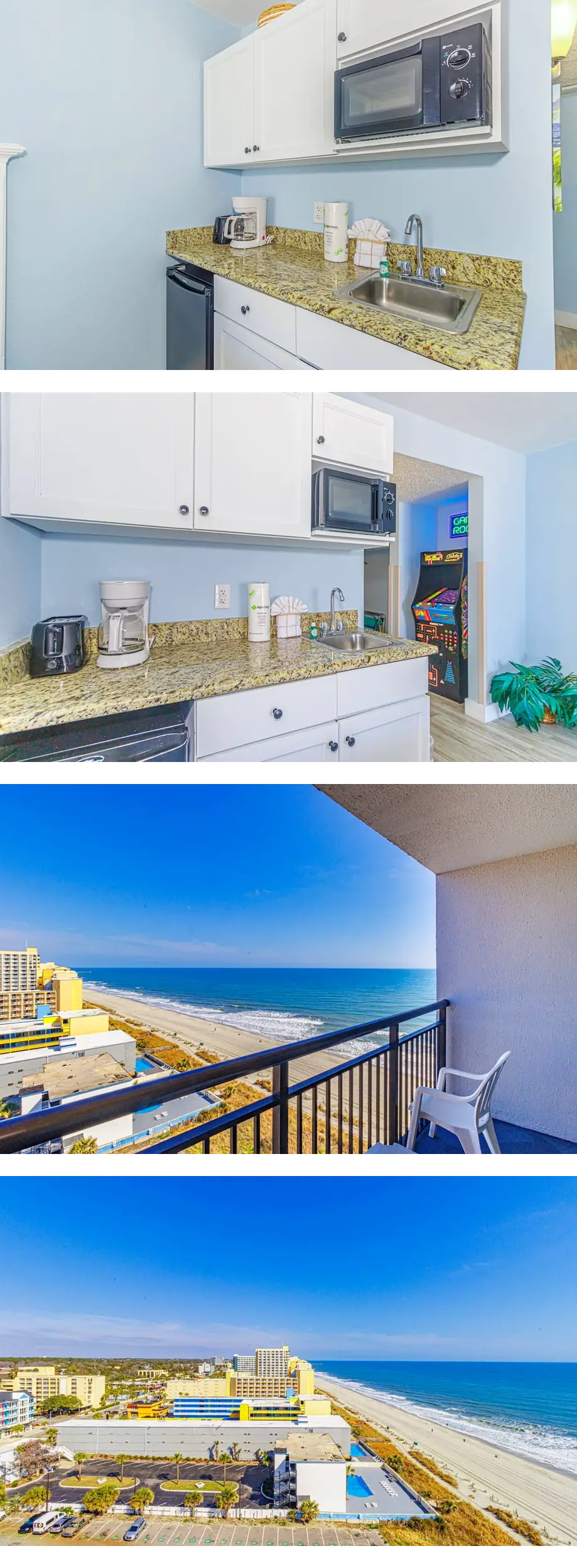 Ocean View King Suite with Arcade Game! ...