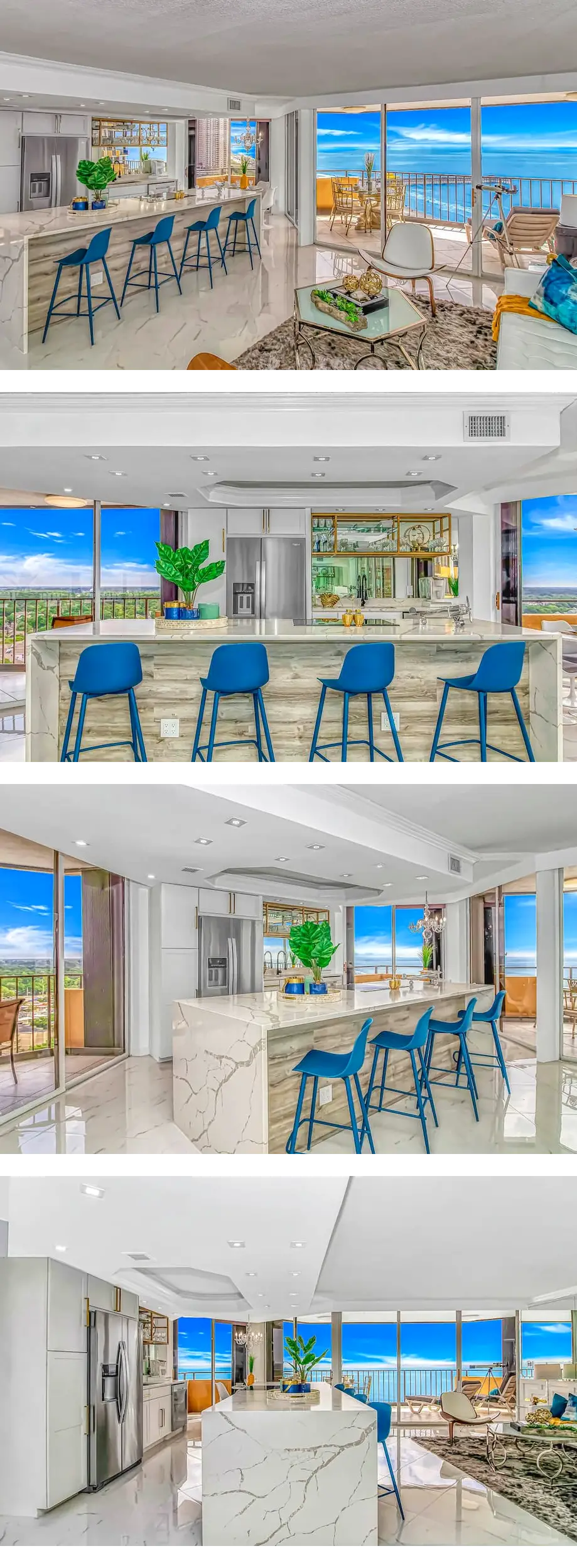 One-of-a-Kind Oceanfront, Designer Furni...