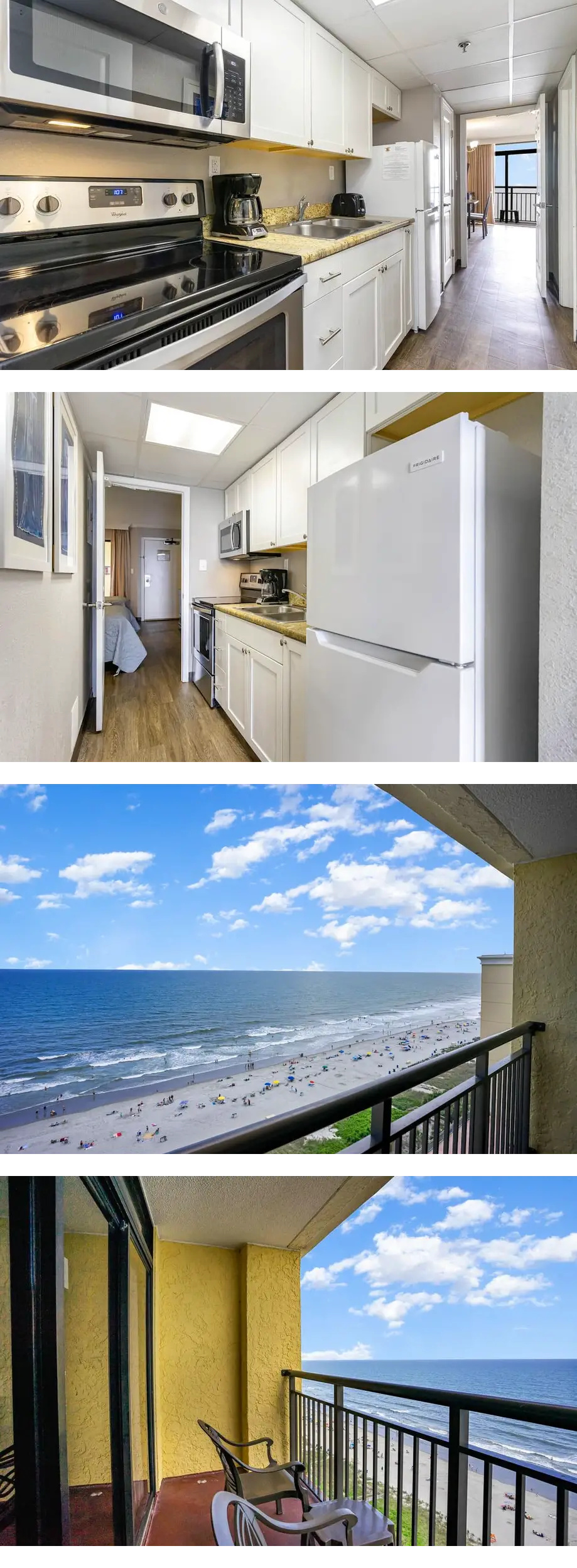 Beach Vacation! Amazing Ocean Front View...