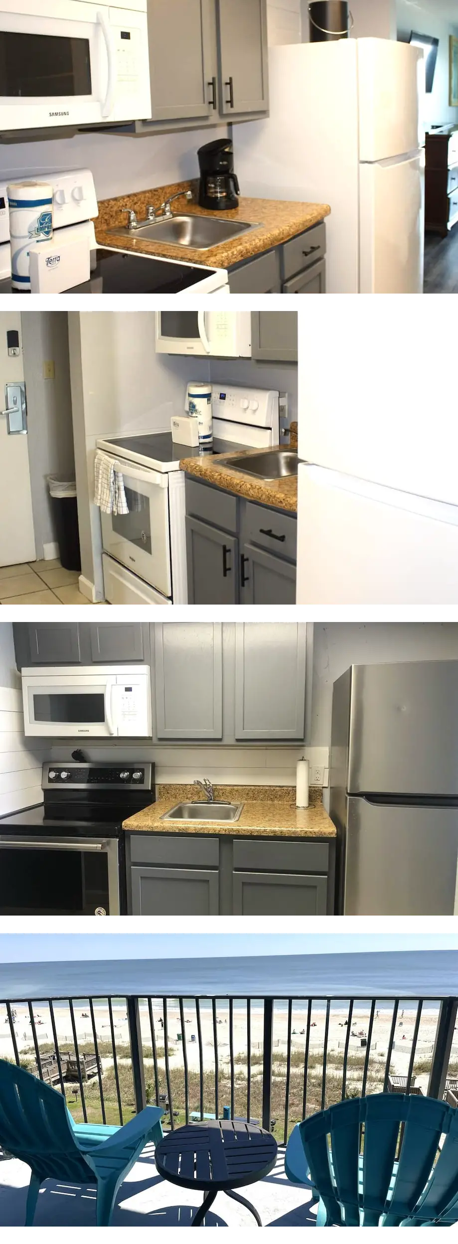 Oceanfront 2 Queen Kitchenette Studio Pe...