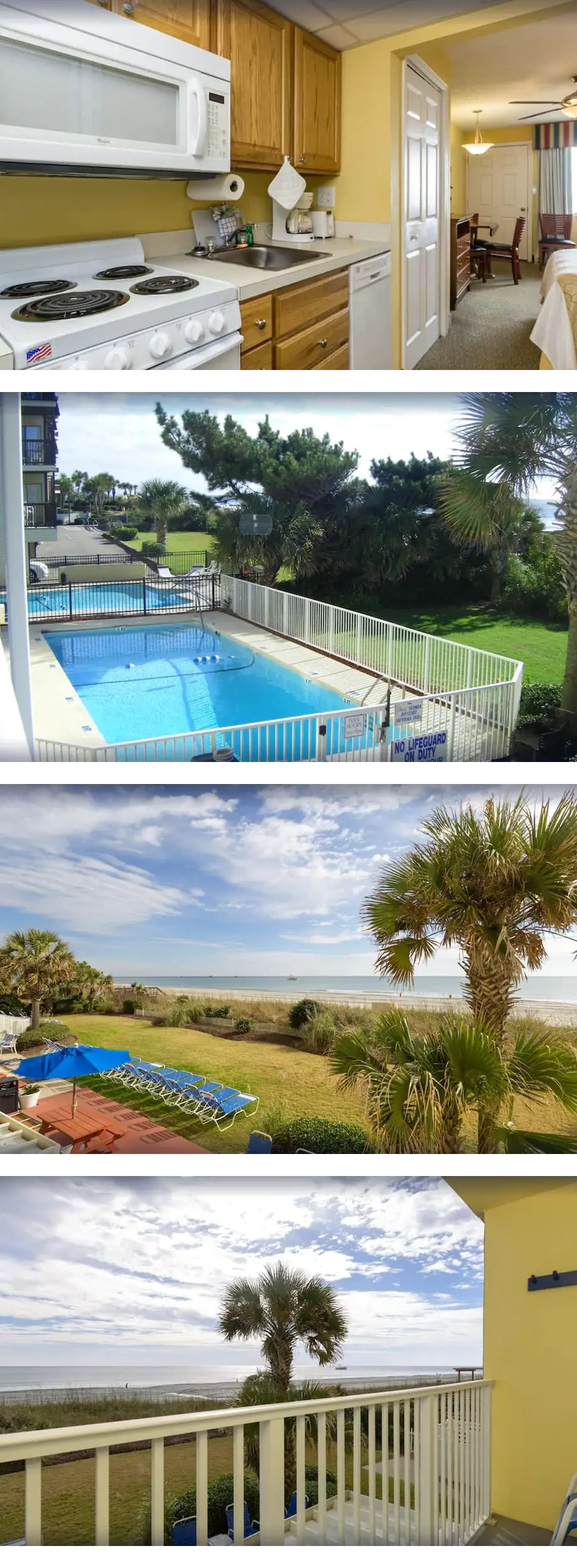 Quiet Oceanfront Studio Sleeps 4 Jade Tr...