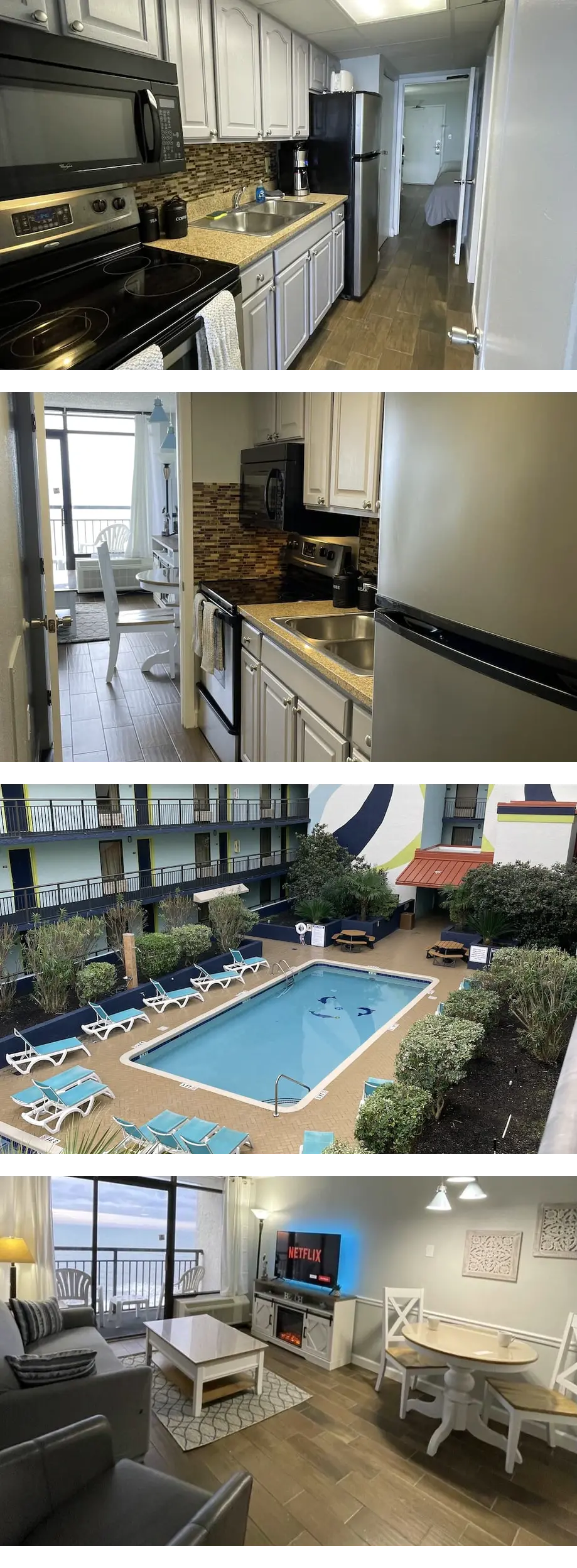 10th floor Oceanfront Condo Rooftop Pool...