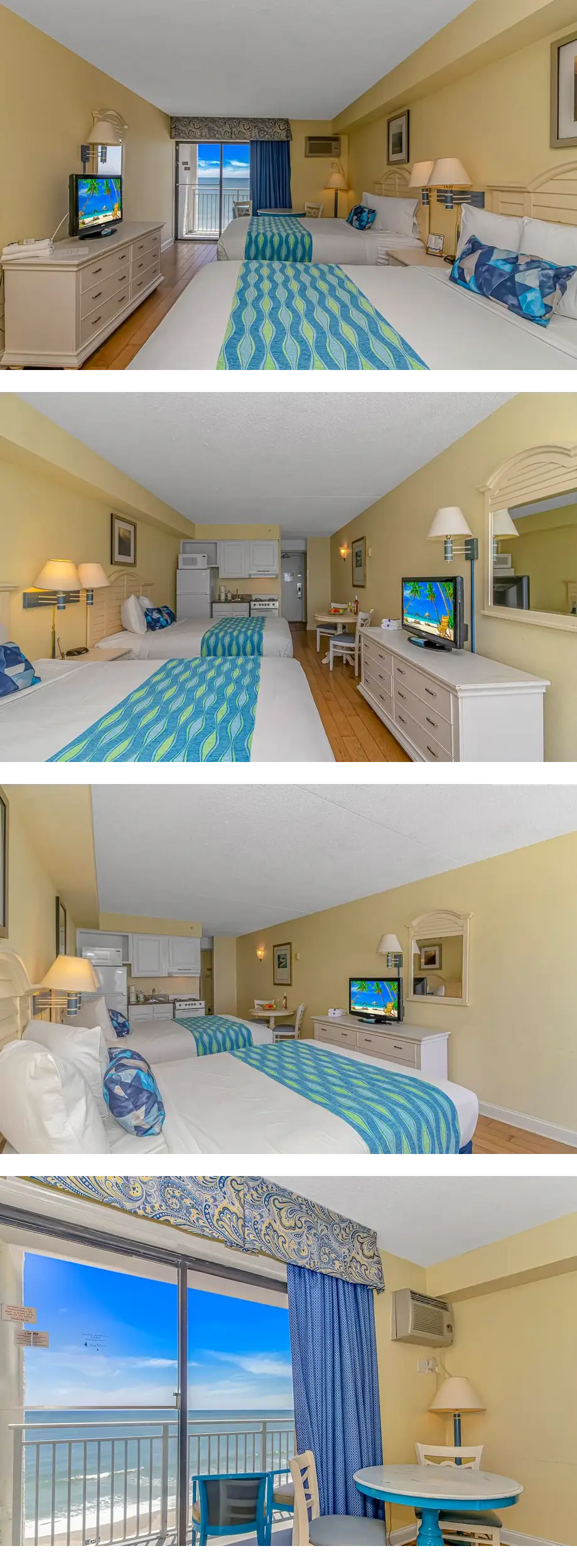 Beautiful Ocean Front Double Queen Suite...