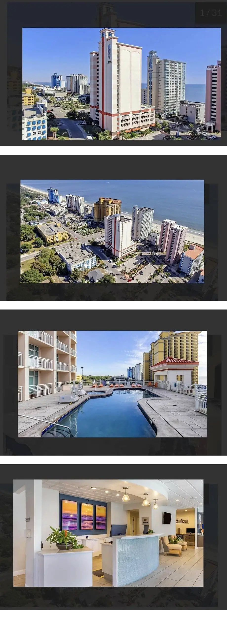 Oceanfront 3 bedroom /3 bath condo Carol...