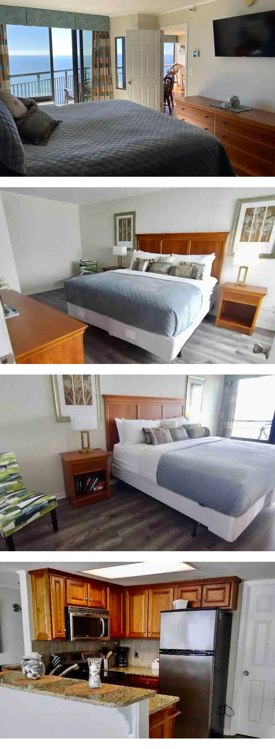 Sleek Oceanfront King Suite! Dogs OK