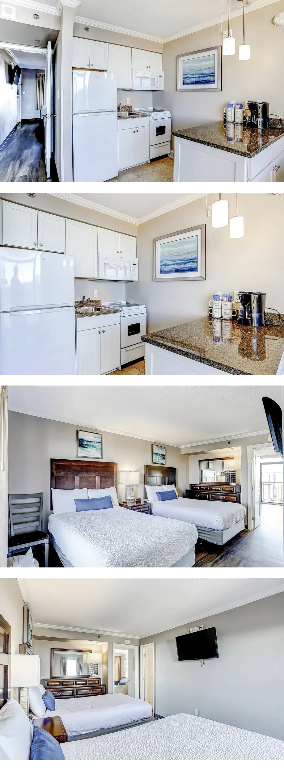 Oceanfront penthouse suite with a pool, ...
