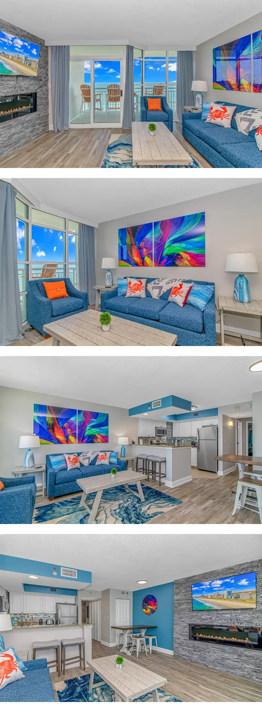 Stunning LED Fireplaces! Newly Renovated...