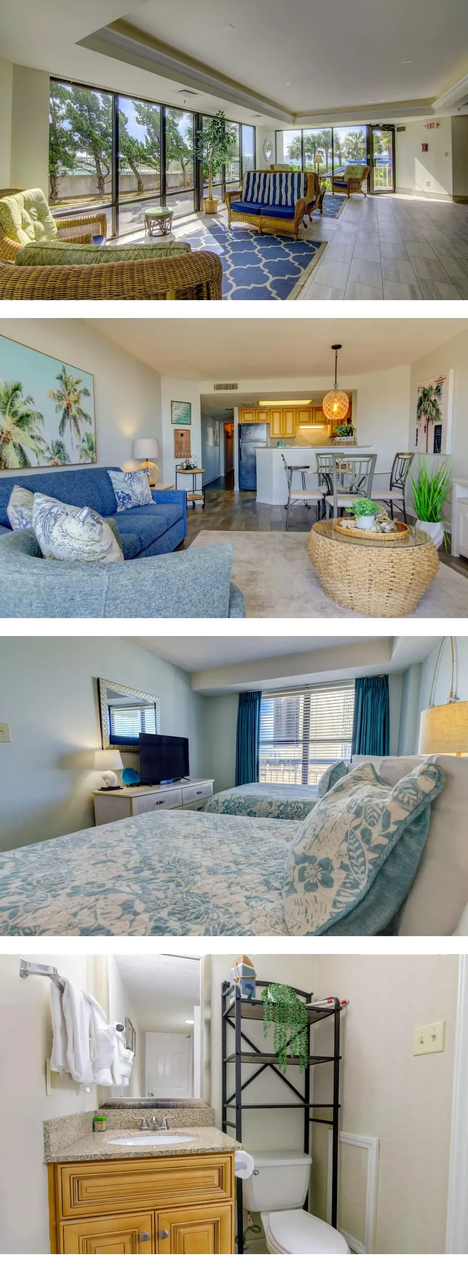 Gorgeous Ocean View Double Suite w\/ Bal...