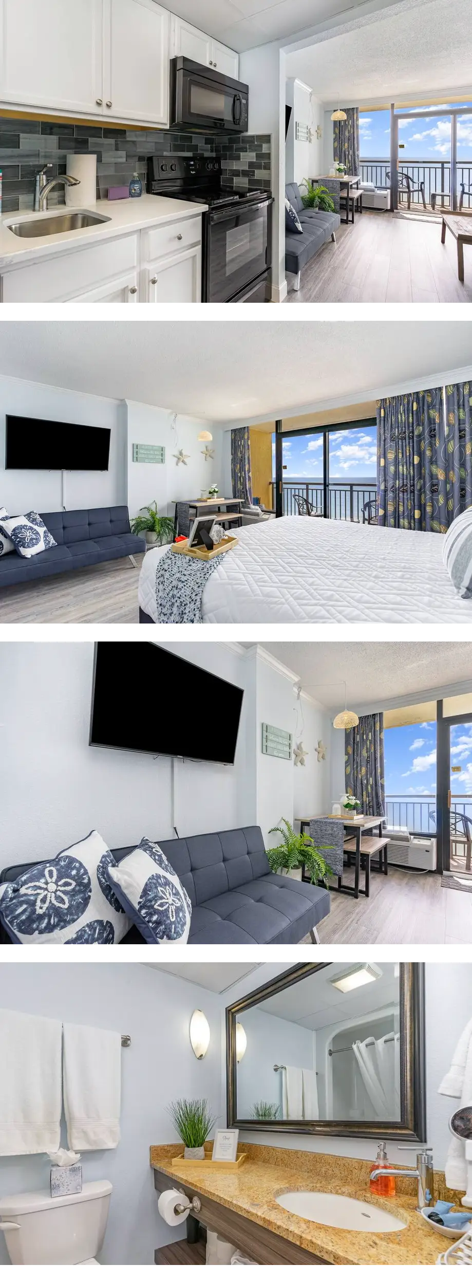 Direct OceanFRONT~King bed~11th floor~Su...