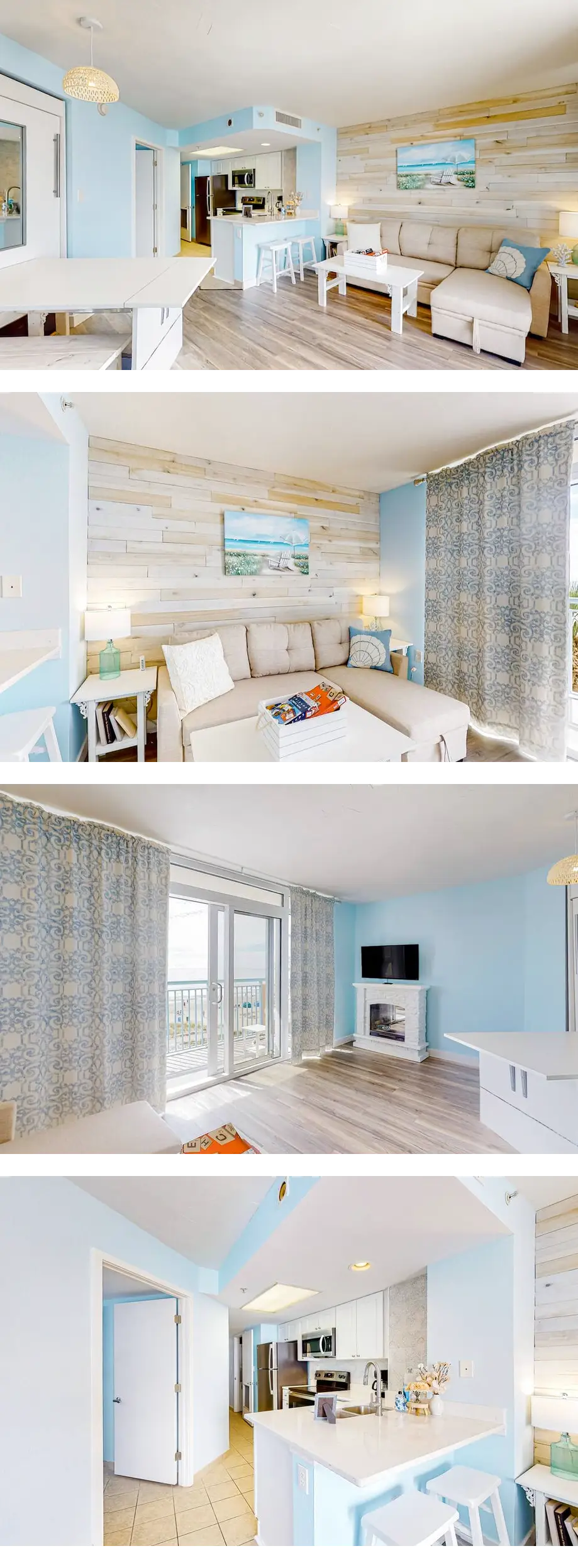 Third-floor, ocean-view condo with pools...