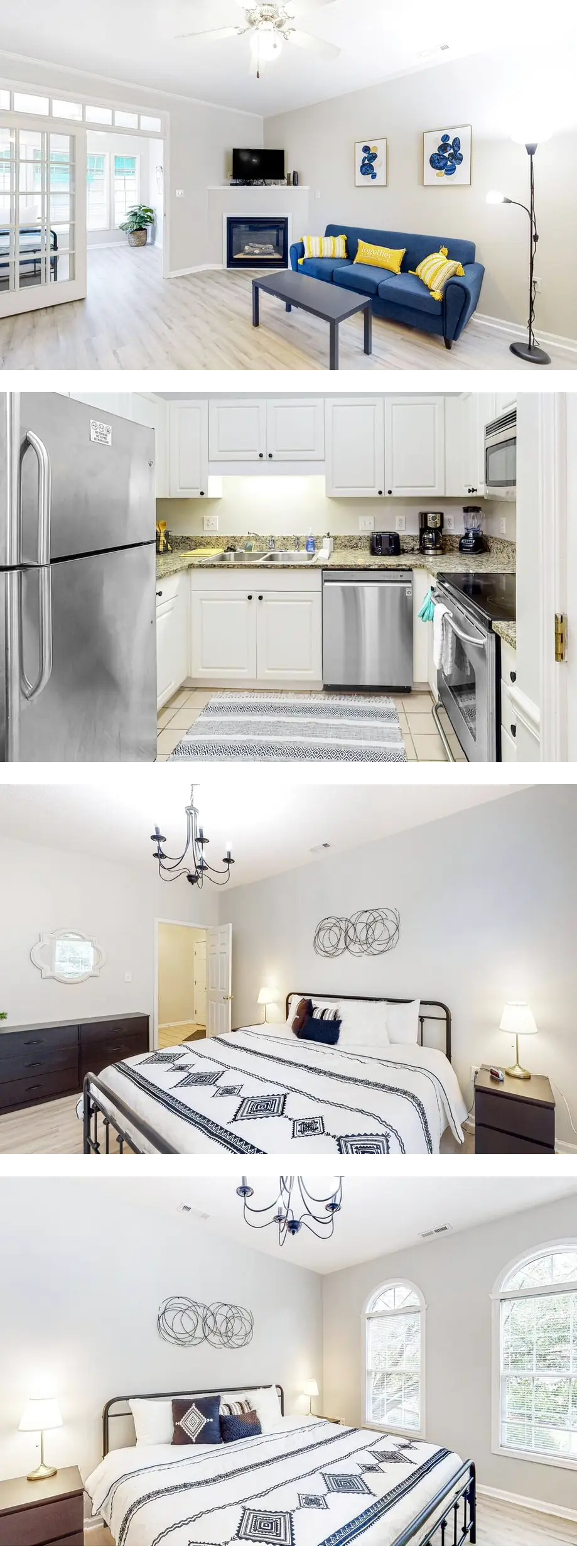Gated condo with on-site pool, tennis, &...